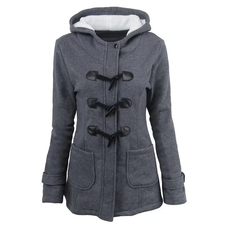 Women Basic Jackets 2025 Autumn Women's Overcoat Zipper Causal Outwear Coat Female Hooded Coat Casaco Feminino Ladies Jacket