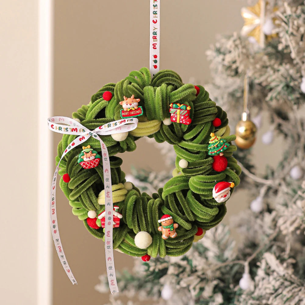 2026 Christmas Decorations Creative Twist Stick Xmas Tree Pendant Crafts Hanging Ornaments Door Hanging Garland Xmas Home Decor