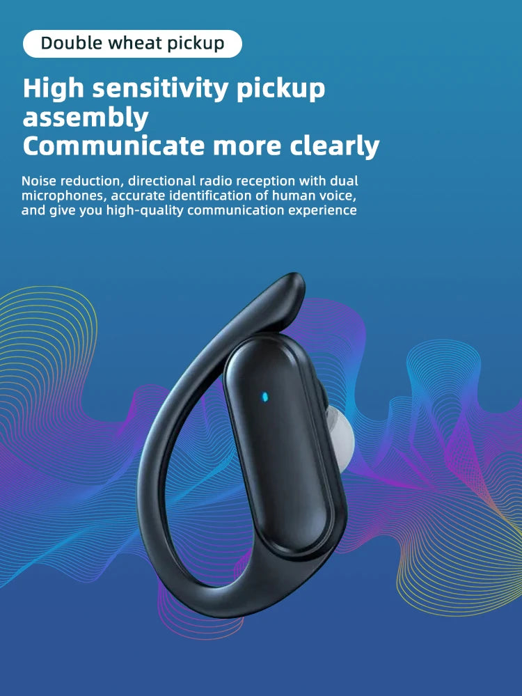 Wireless Bluetooth A520 Headset HD Sound Quality Stereo Universal Headset Touch Light Mini High Quality Earplugs Anti-Sweat