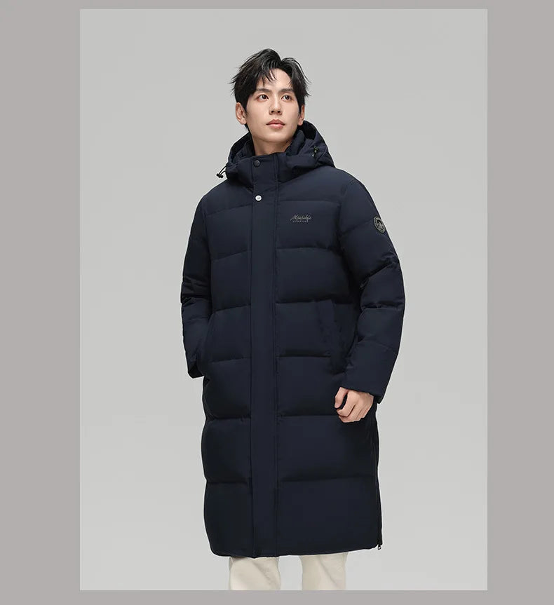 Canada Fashion Winter Jackets for Man Down Parka Coat Man White Goose Down Jacket Hooded Warm Thick Long Puffer Jacket HXY252