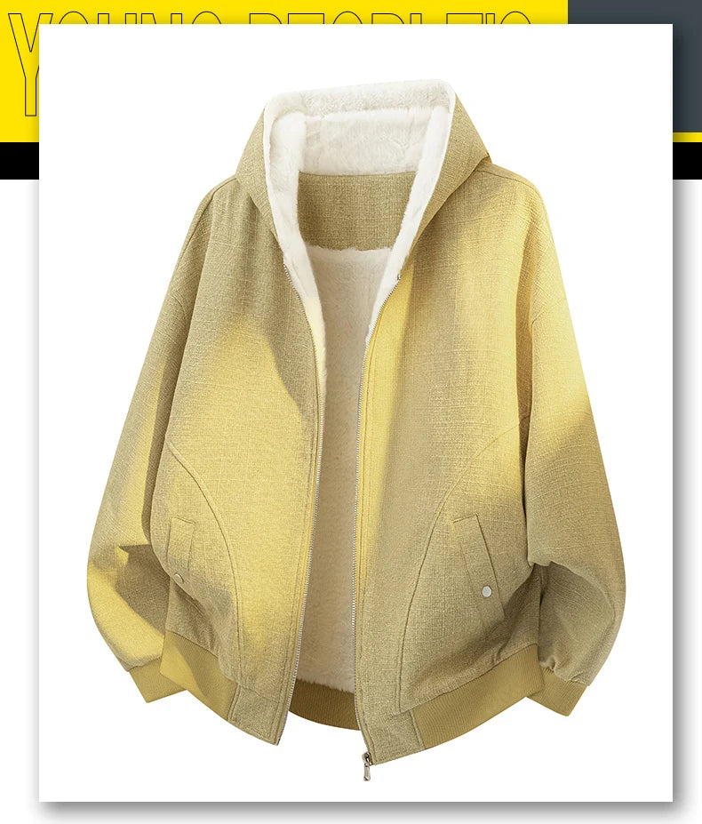 Men's Outdoor Sports Leisure Jacket Comfortable Versatile in Spring Autumn Trends Windproof Breathable with A Hat Jacket