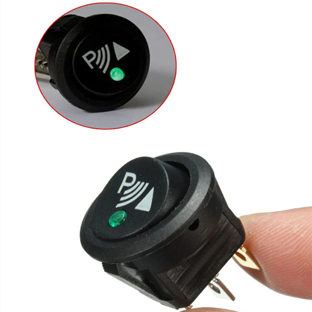 Car 3 Pin Rocker/Parking Off Switch Front Rear Walking Sensor Interior Accessory