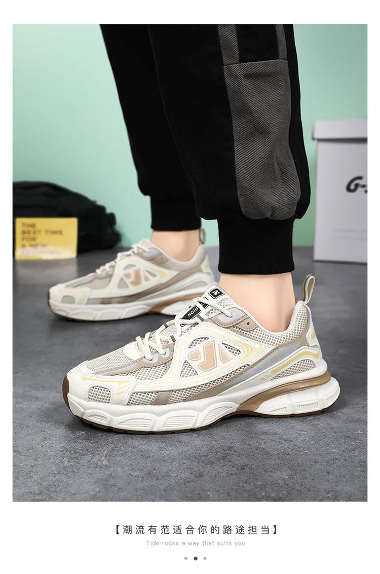 Men's Shoes Fashion Outdoor Casual Shoe Lace Up Platform Sneakers Comfort Running Shoes for Men Training Shoes Tenis Masculino