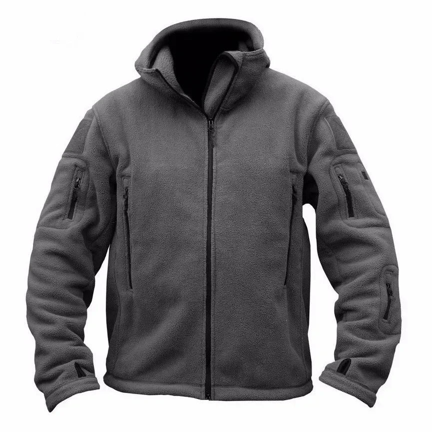 Men's Jackets Warm Military Tactical Sports Fleece Hoodie Jackets Hiking Climbing Fishing Adventure Camping Outdoor Clothing