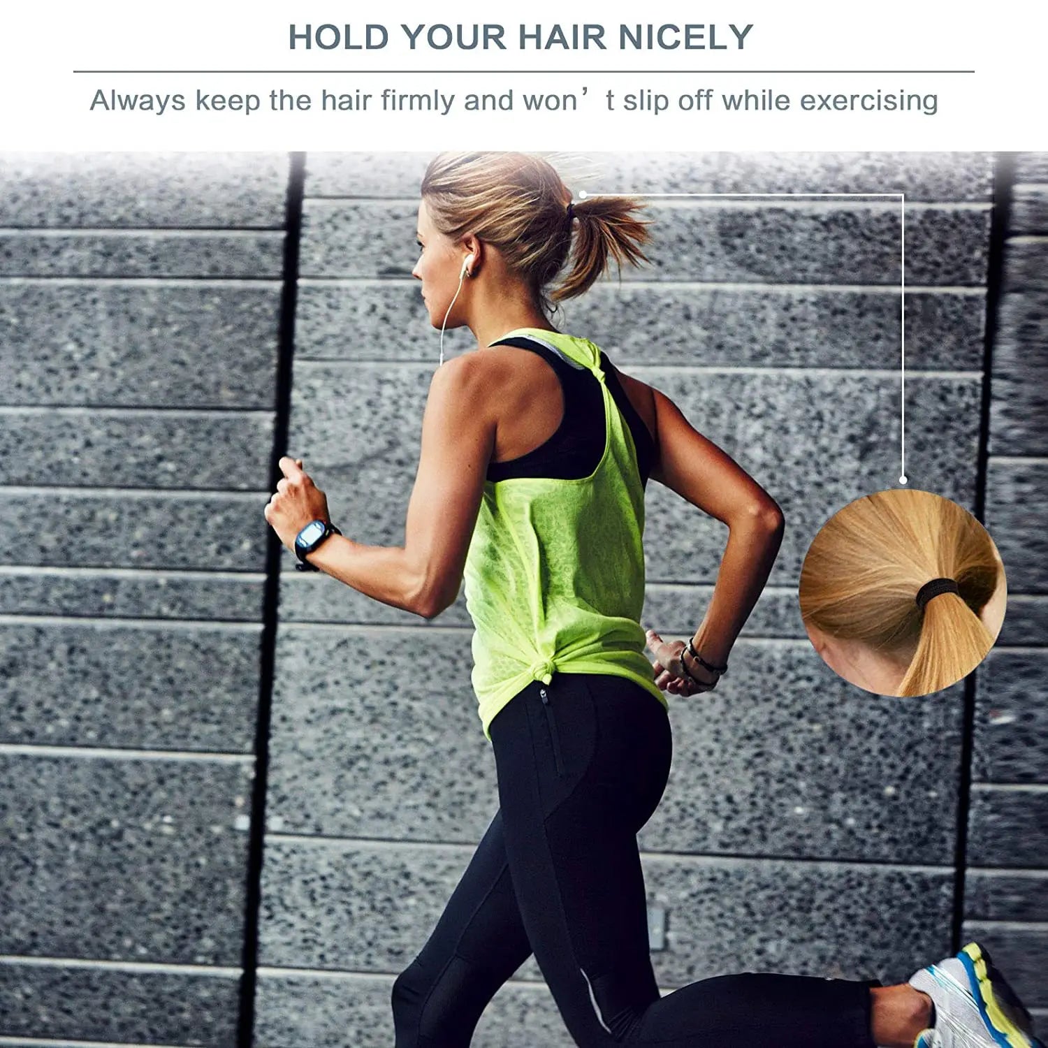 New 50PCS/Set Women Girls Candy Colors Nylon Basic Scrunchie Hair Tie Ponytail Hold Hair Rubber Bands Fashion Hair Accessories