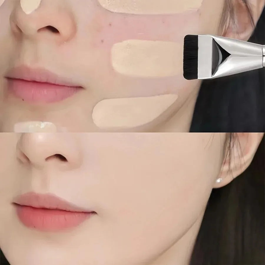 Beauty makeup tools one-word foundation brush do not eat powder flat head base makeup brush makeup brush