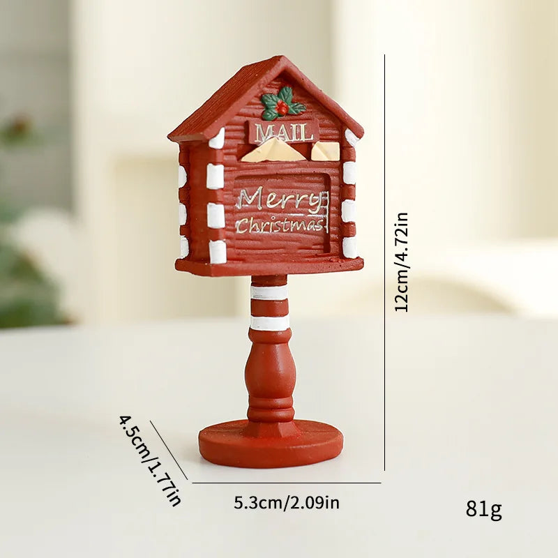 Christmas Decoration Creative Resin Crafts Ornaments Christmas Table Decoration Family Christmas Atmosphere Decoration Gifts