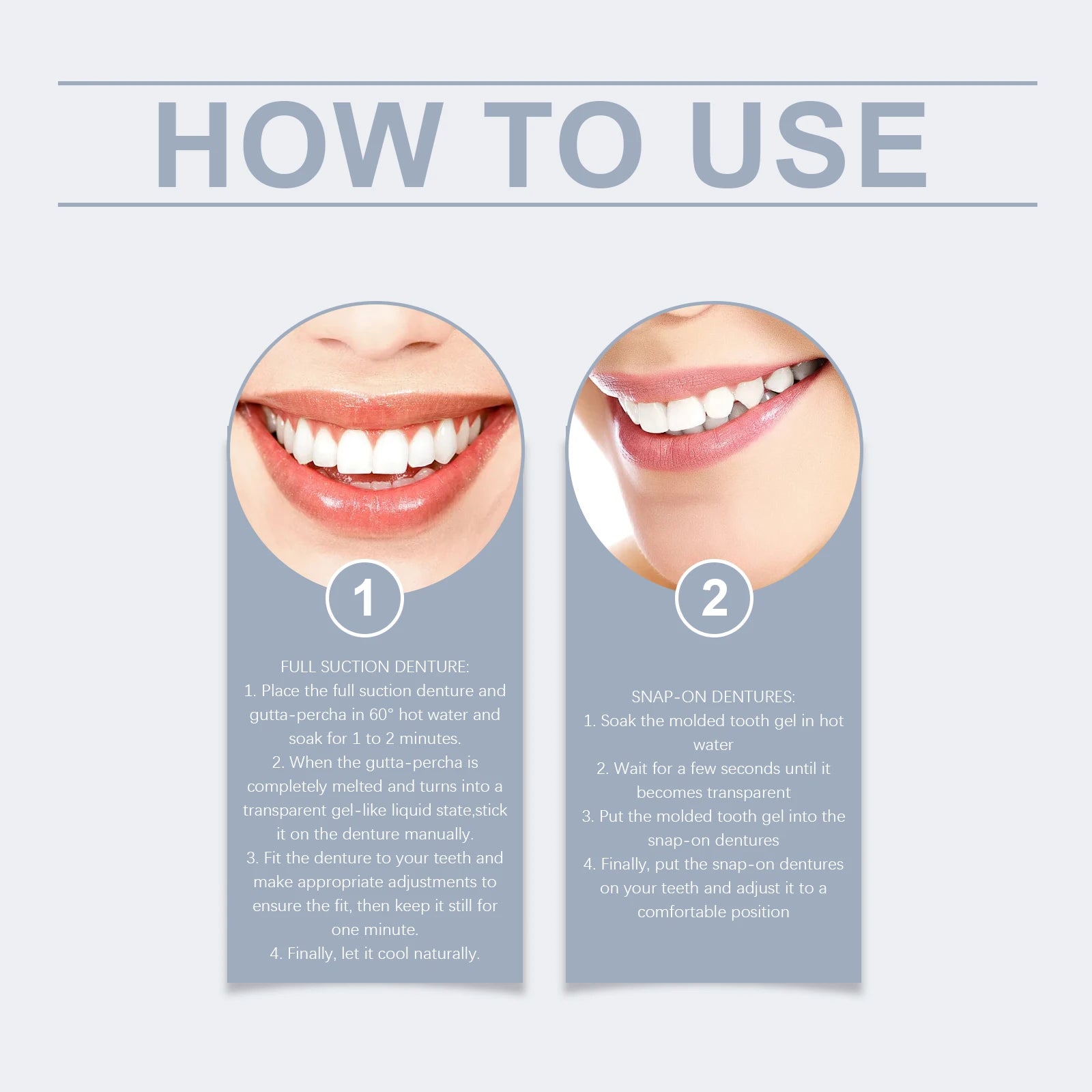 Denture Modification And Beauty Teeth Set, Dental Beauty Set To Improve The Beauty Of Smile, Comfortable Material, Oral Care