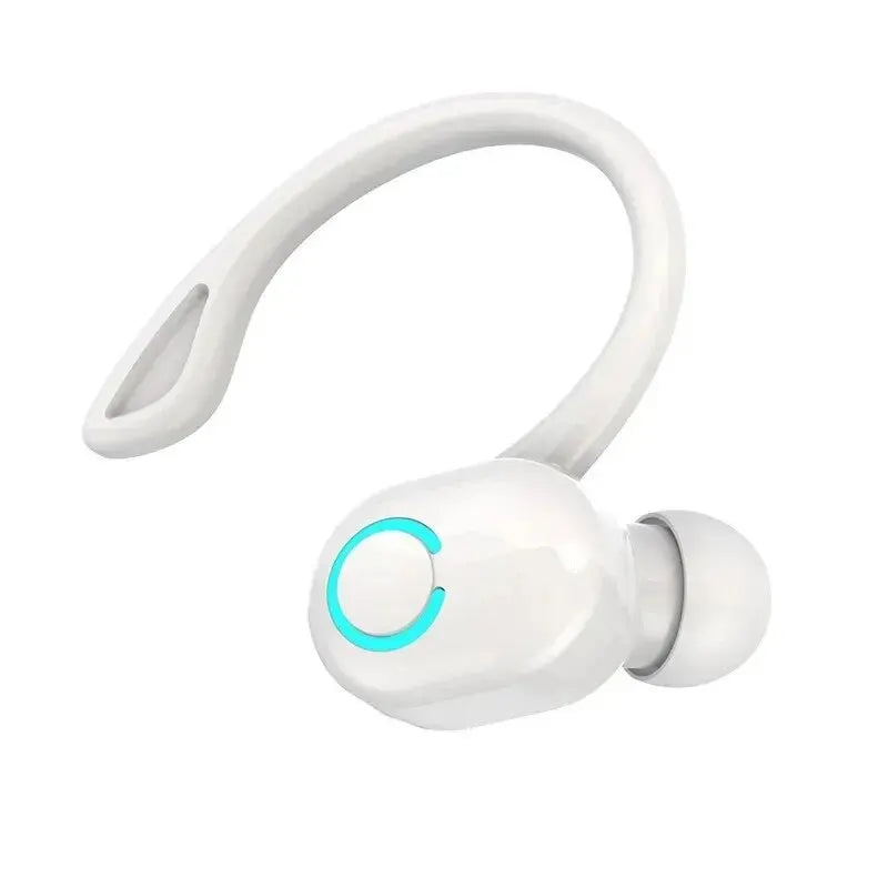 Bluetooth 5.2 Ear Hook Earphones Wireless Headphone Mini Handsfree Waterproof Sport Music Headset Single Right Earbuds with Mic