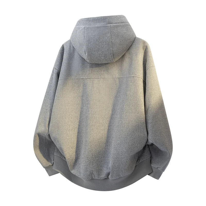 Men's Outdoor Sports Leisure Jacket Comfortable Versatile in Spring Autumn Trends Windproof Breathable with A Hat Jacket