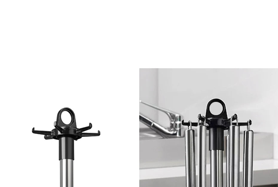 Kitchen Rotary Storage Rack Rotatable Kitchenware Organizer Hooks Spatula Spoon Knife Storage cabinet Kitchen Accessories New