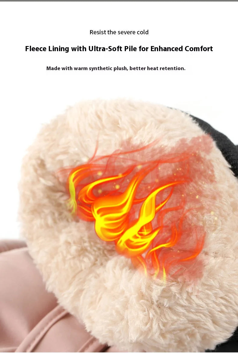 Winter Cycling Gloves Non Slip Touch Ski Gloves Snowboard Accessories Waterproof Pocket Warm Men's and Women's Gloves