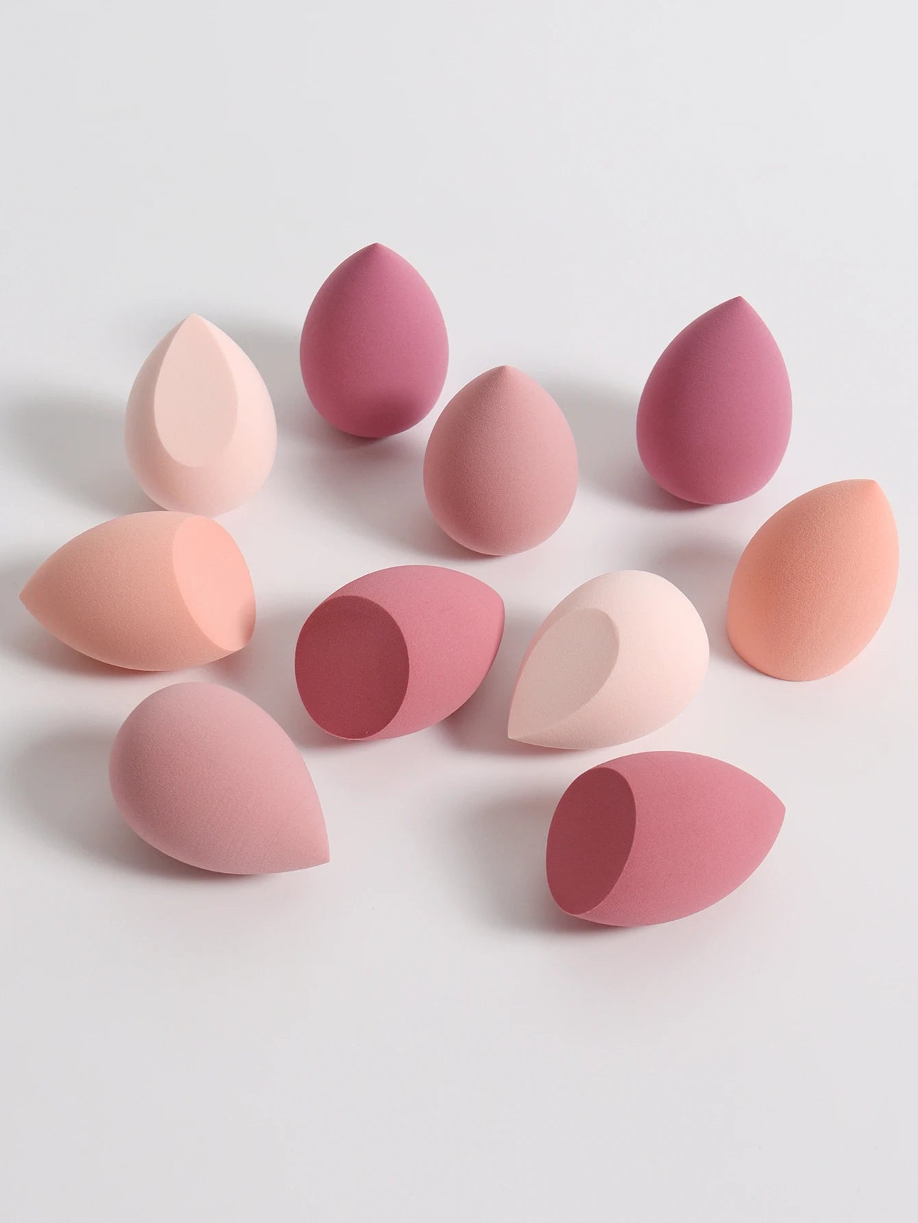 25 Beauty Eggs (Makeup Sponges), Foundation Make-Up Mixed Beauty Sponges, Liquid, Cream and Powder Flawless, Multi-Color Makeup