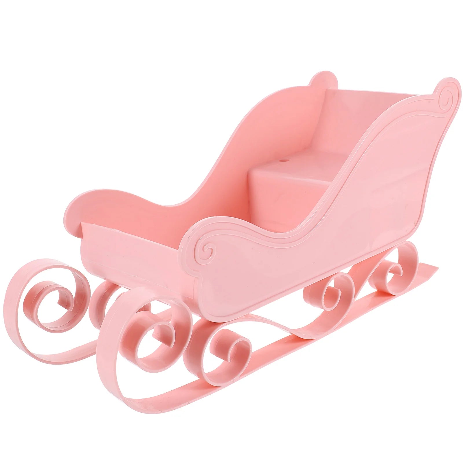 Christmas Tree Ornaments Sleigh Large Village Desktop Table Decoration Mini Adornment Christmas Sleigh Decor Festive Holiday