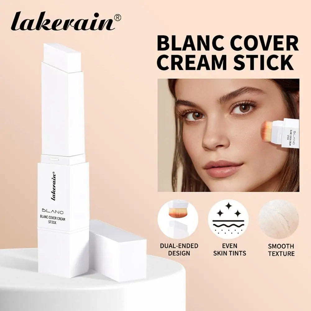 Dual-Ended Brush-On Color-changing Foundation Stick Minimizing Even-Tone Pore Conceals Blemishes Dullness Cosmetics Makeup