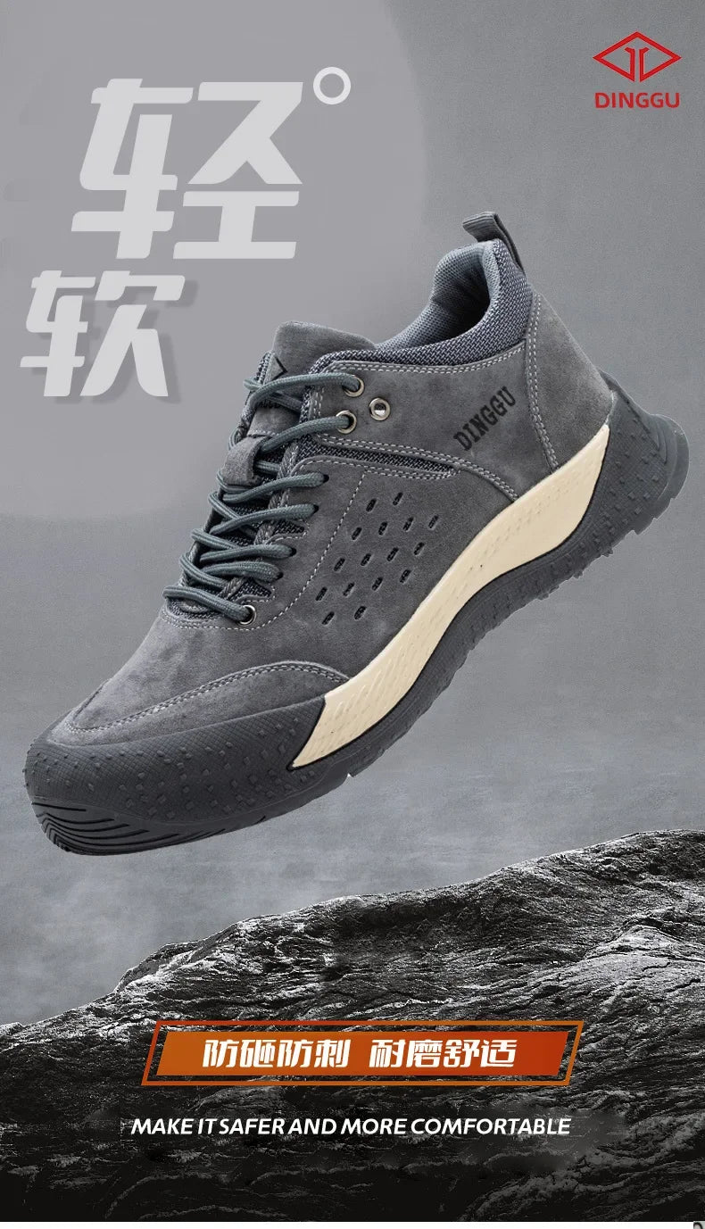 Anti-smash Indestructible Shoes Anti-puncture Safety Shoes Men Work Sneakers Steel Toe Protective Shoes Work Industrial