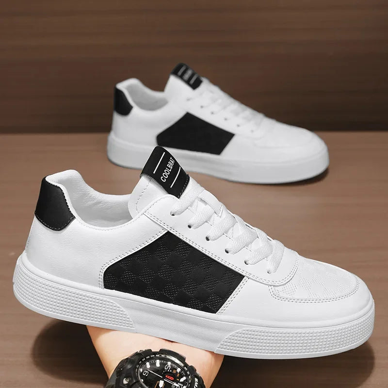 Men's Shoes New Spring Autumn All-match Low-top White Casual Sports Shoes Men's Thick Sole Wear-resistant Zapatillas De Mujer
