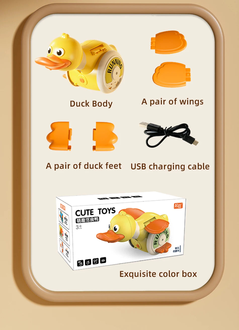Kid Electronic Pet Toys Dancing Duck&Octopus Musical Penguin Baby Crawling Toys Toddler interactive Toys Tummy Time Gifts