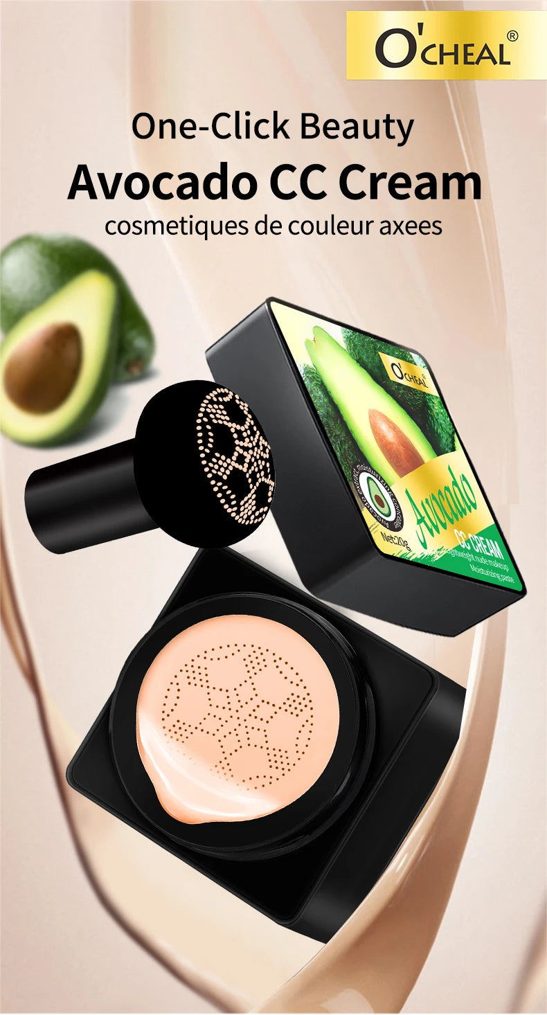 Beauty Girl Makeup Mushroom Head Air Cushion Makeup Moisturizing Foundation Brightening Make Up BB Cream Whitening Maquiagem