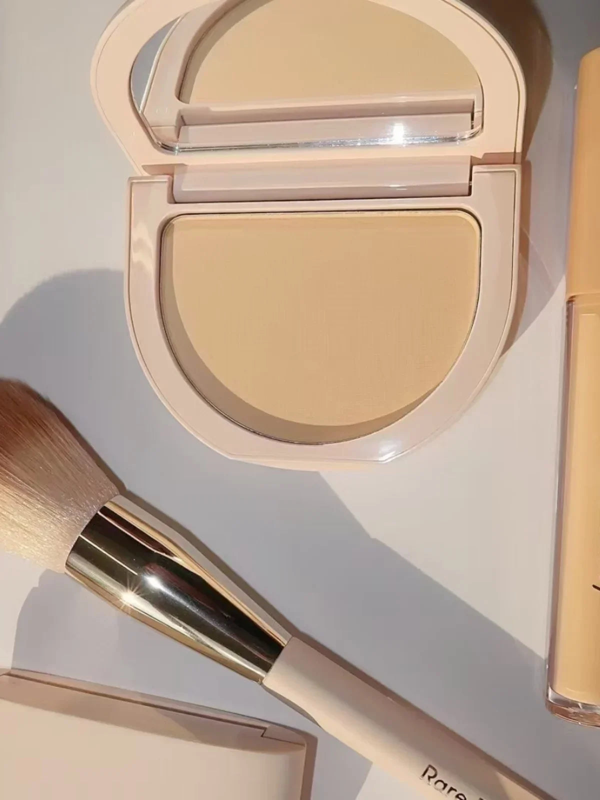 Beauty Enlighten Powder Portable Makeup Mirror Liquid Blush Moisturizing Dual-use Waterproof Lip Glaze Brightening Smooth