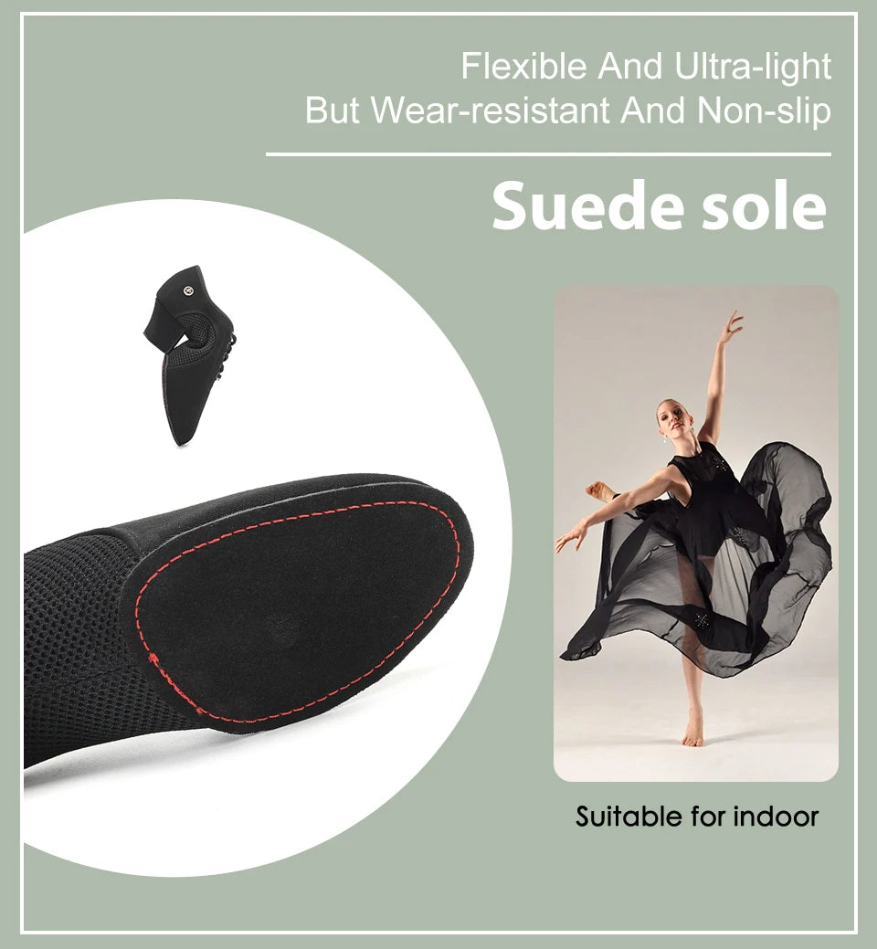 Women Dance Shoes Black Modern Ballroom Salsa Dancing Shoes Boys Latin Jazz Training Shoes Adults Tango Dance Sneakers Men