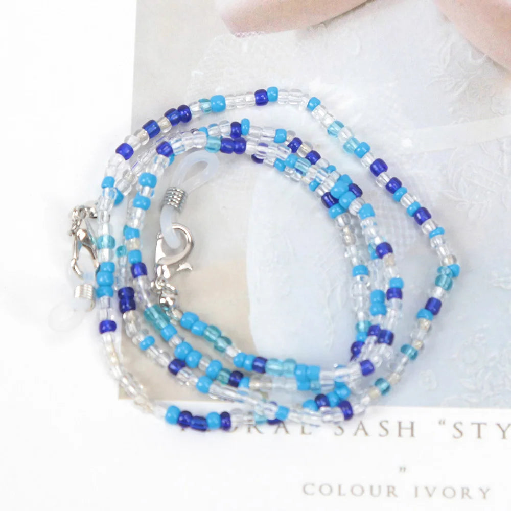 New Fashion Women Reading Glasses Chain Retro Beads Eyeglass Sunglasses Spectacle Cord Neck Strap String Mask Chain Eye Wear