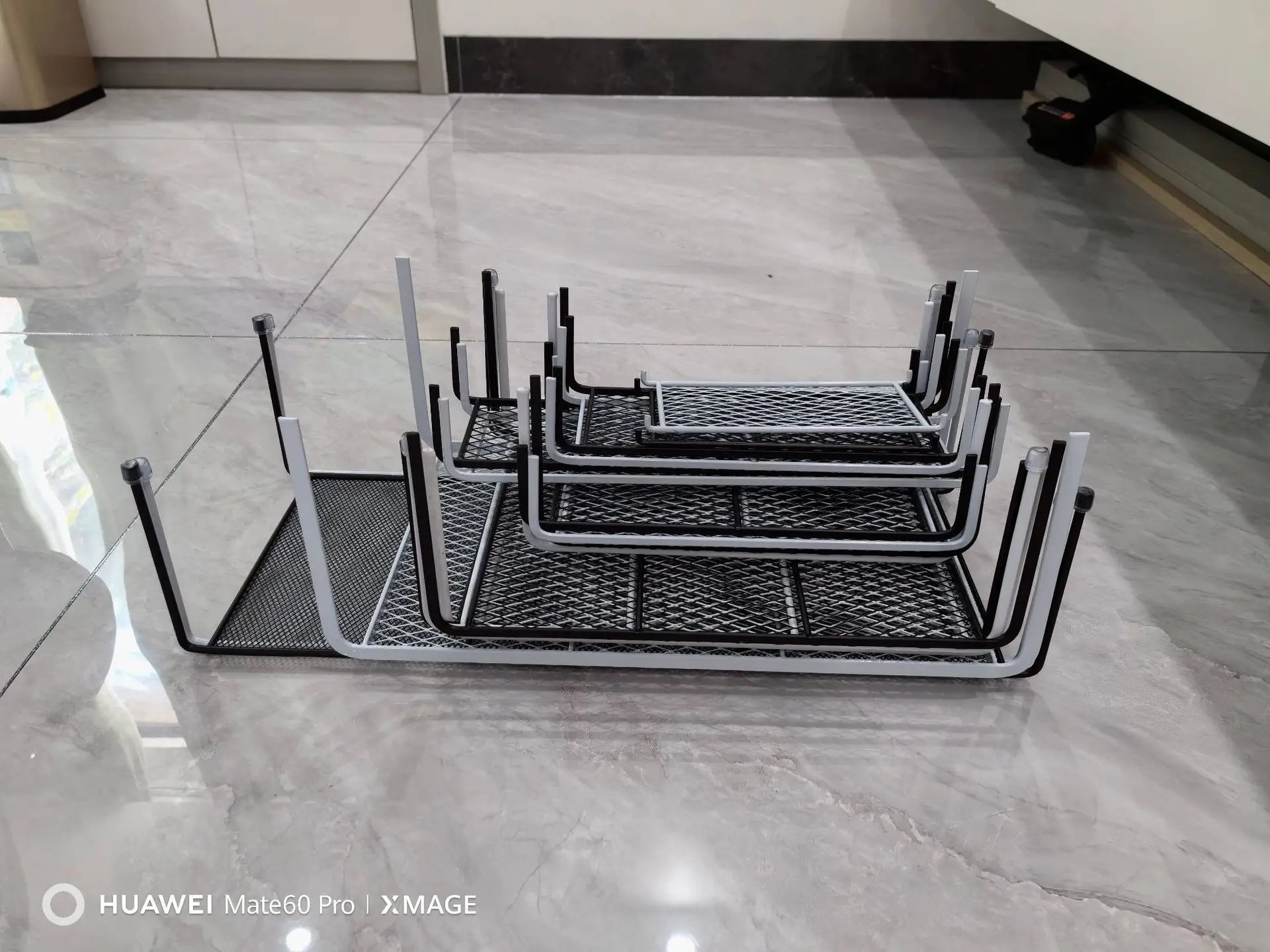 Kitchen Cabinet Organizer Shelf Iron Storage Rack Holder Bathroom Cabinet Organizer Food Pantry Organization and Storage Shelves