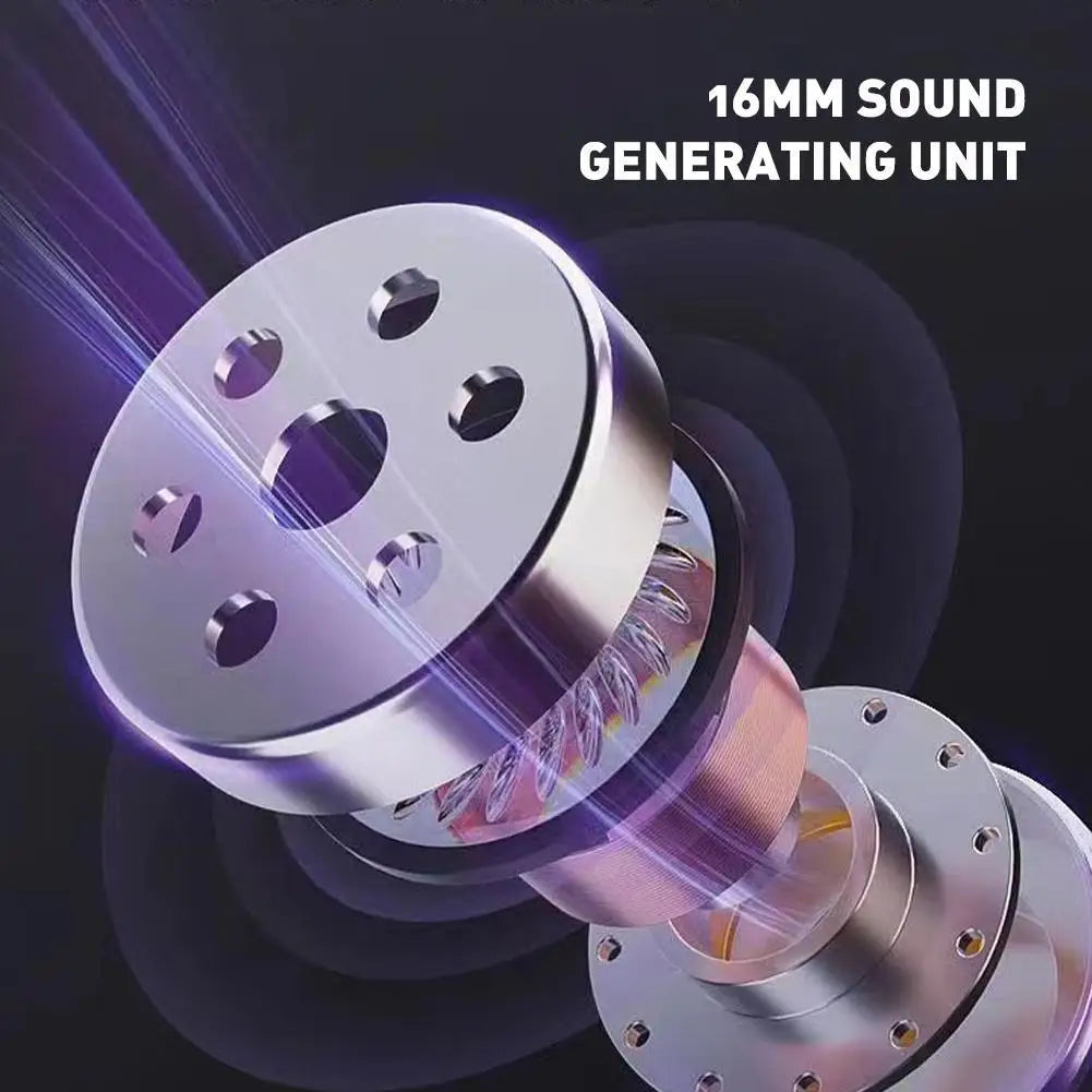 Bluetooth 5.3 Headphone Wireless Ear Hook Earphone HiFi Stereo Noise Reduction Headset HD Call Earbuds For Huawei