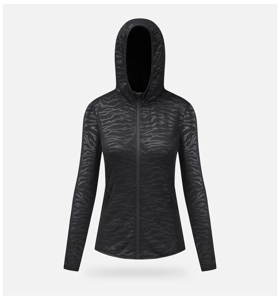 Womens Fashionable Jacket Daily Outdoor Quick Drying Breathable Casual Top Polyester Ammonia Fleece Knitted Fabric