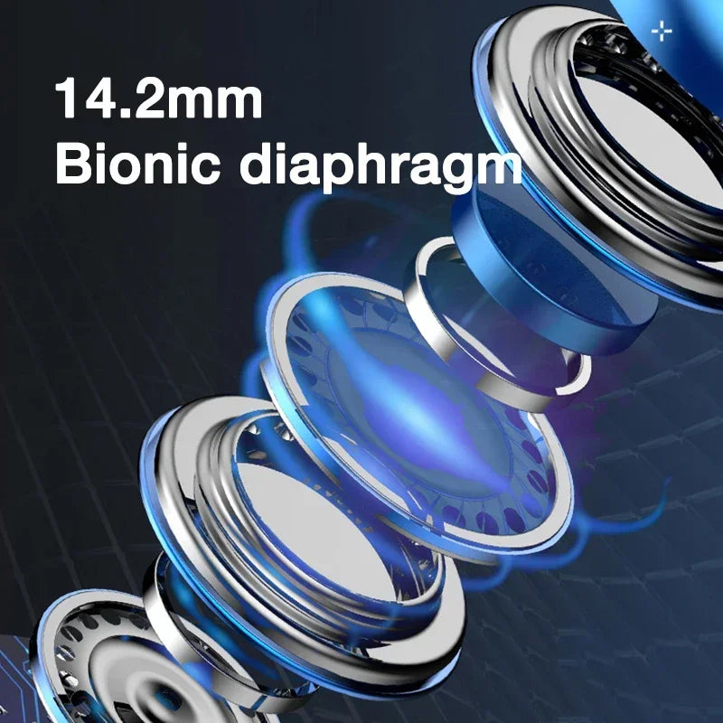 Wired Headphones Bass 9D Stereo Earphones Mic Headphone Headset in-ear Wire Earphon Earbud Phone Headset with Microphone