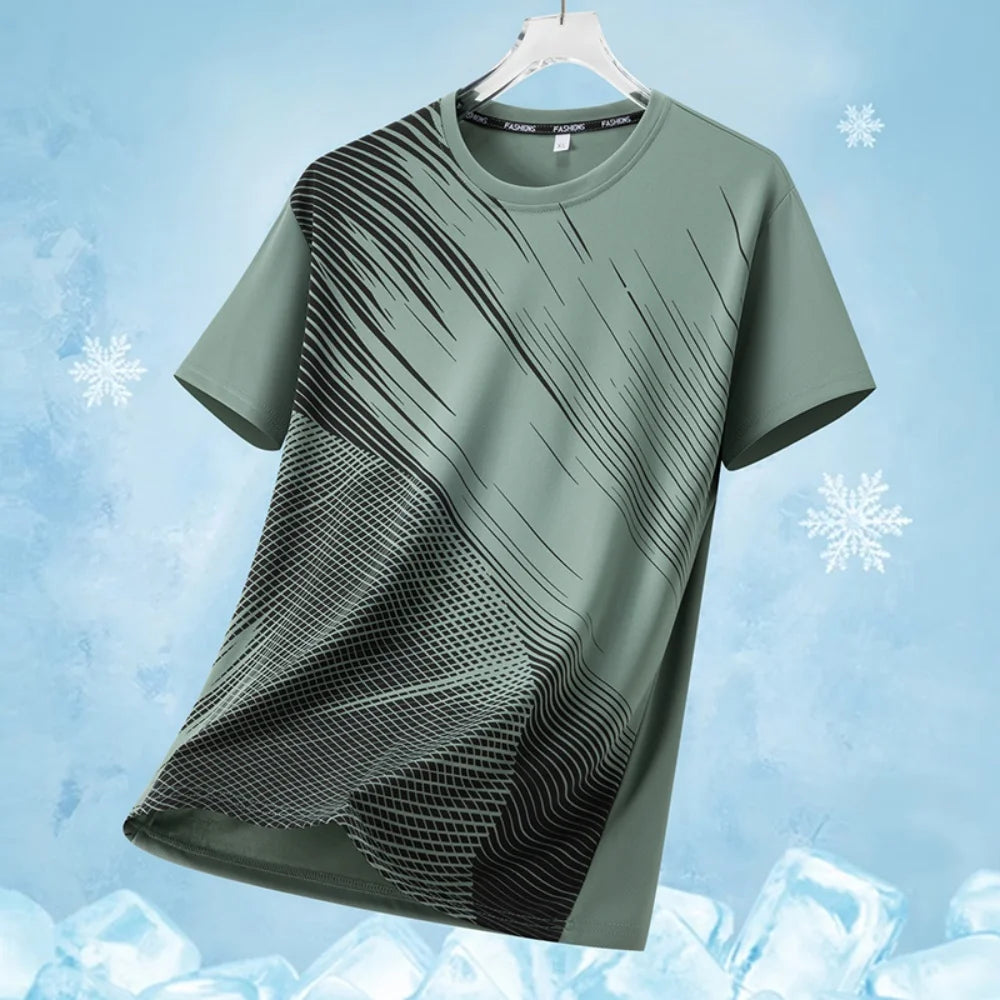 Men's T-Shirt for Summer Casual Oversized Loose T-Shirt Fashionable Running Sportswear Graphic T Shirts Fashion Streetwear Tee