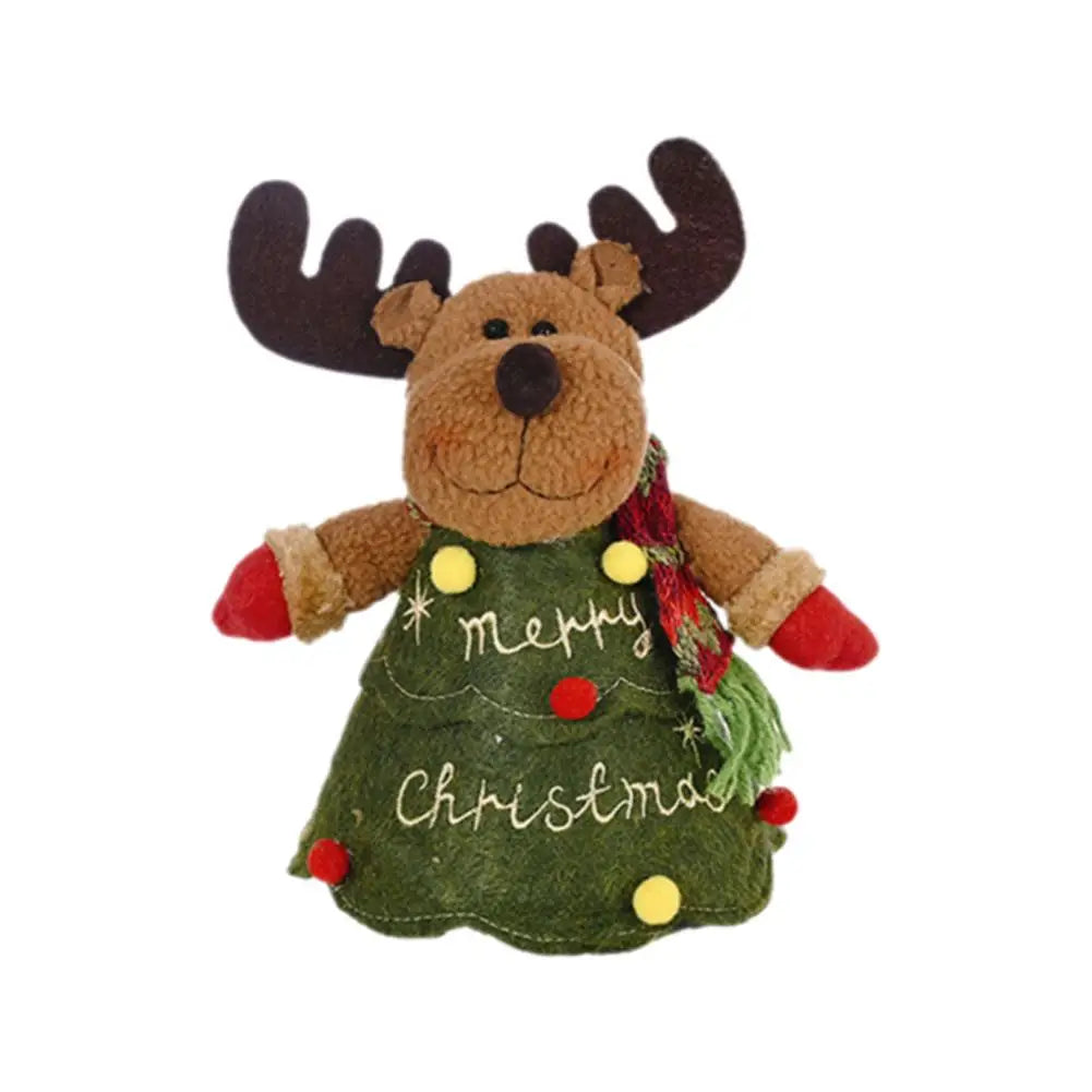 Christmas Xmas Plush Doll Tree Ornaments Kids Gift New Year Holiday Season Home Festive Decorations Practical Christmas Decor