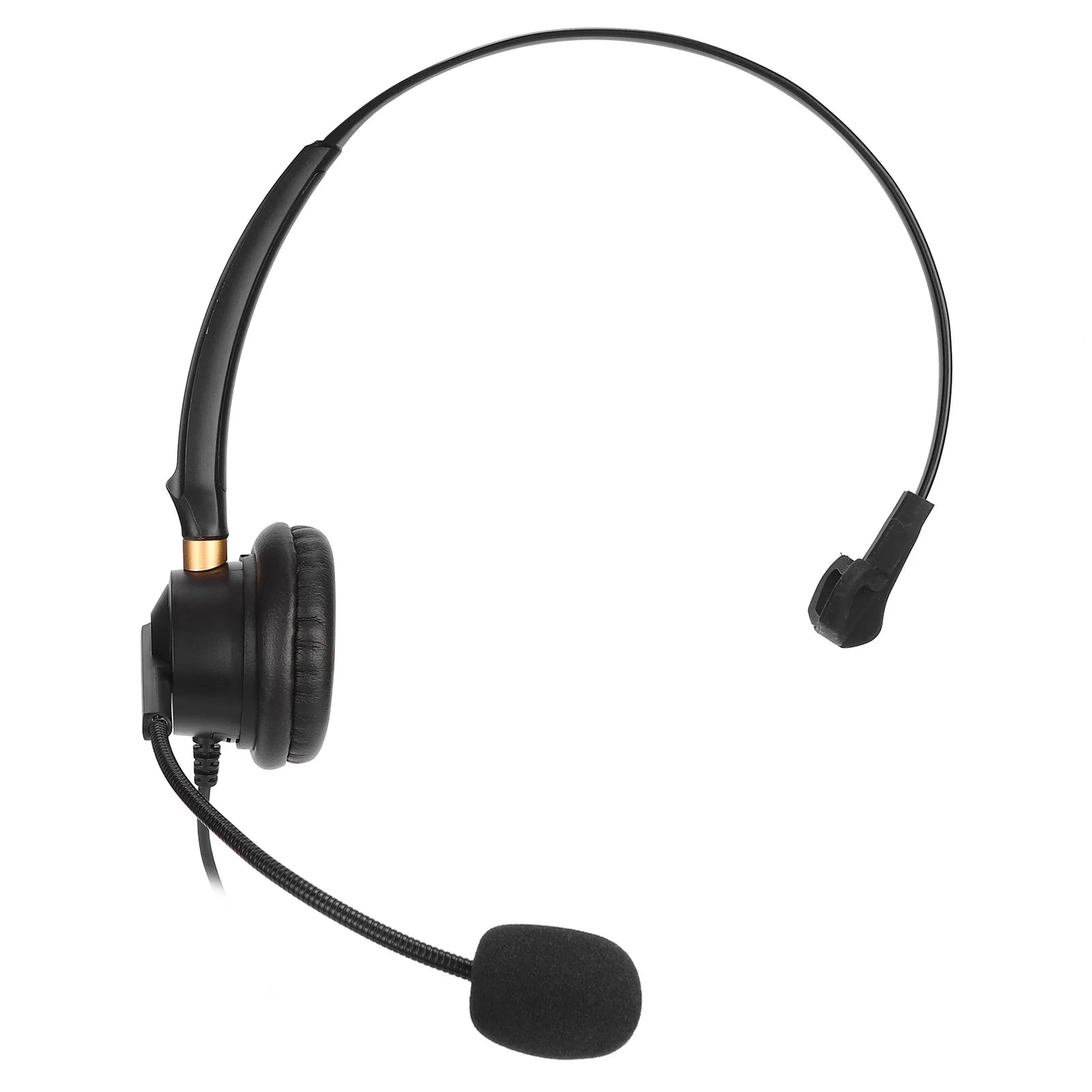 H600‑2.5 Telephone Headset 2.5mm Single Ear Customer Service Headphone with Noise Reduction Microphone 2.5mm Telephone Headset