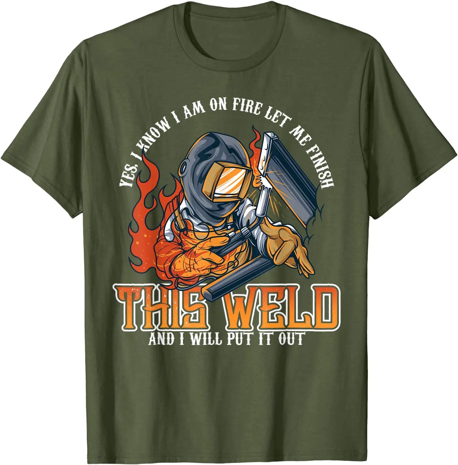 Welder Shirts For Men Funny Welding Tshirts Funny Saying T-Shirt Classic Man Tshirts Simple Style Tops T Shirt Cotton Hip hop