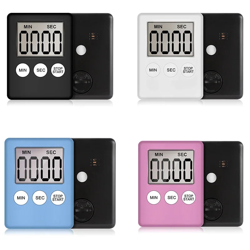 Kitchen Gadget, Electronic LCD Digital Screen Cooking Timer, Count Up Countdown Clock, Alarm Sleep Stopwatch Clocks