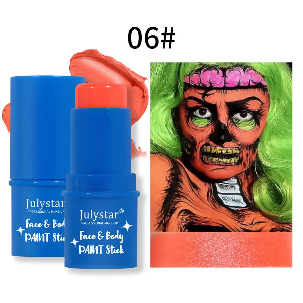 8 Colors Halloween Makeup Body Face Paint Make Up Kids Face Cosmetics Party Make Up Paint Professional Faces Durable Gadgets