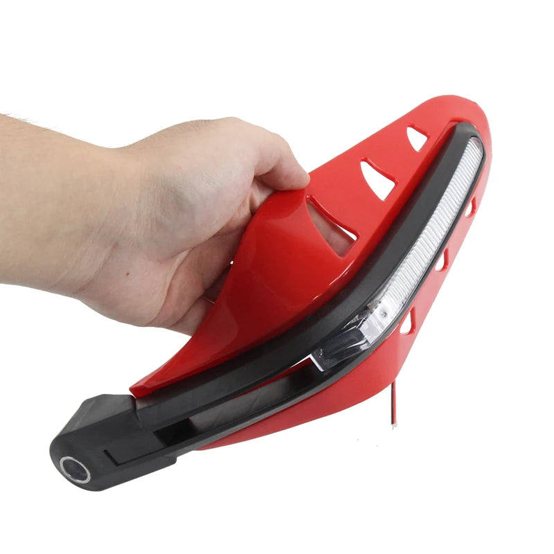 Motorcycle Handguards with LED Lights Motorbike Accessories Modification Protective Gear for ATV Bike Off Road Motocross ﻿