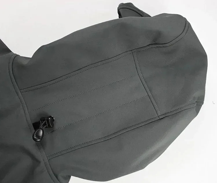 Tactical Jackets Men Outdoor Waterproof Hood Windbreaker Work Wear Soft Shell Multi-pockets Hunting Motorcy Tops Winter