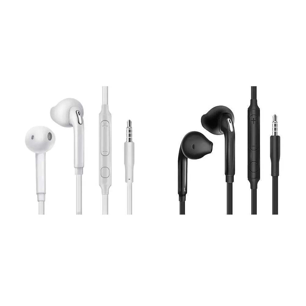 Wired Headphones With Microphone 3.5mm Earphones Plug In-Ear Headphones Music Earplugs Ergonomic Headphones For Smartphones