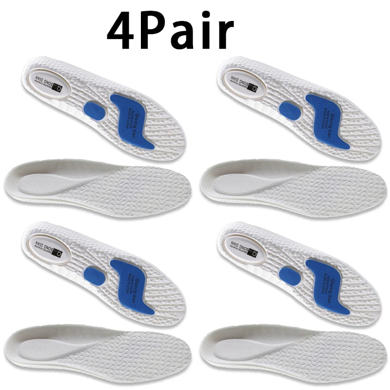 Sport Insoles for Feet Soft Shock Absorption Inserts Template Orthopedic Plantar Fasciitis Insole for Shoes Man Women Shoe Sole