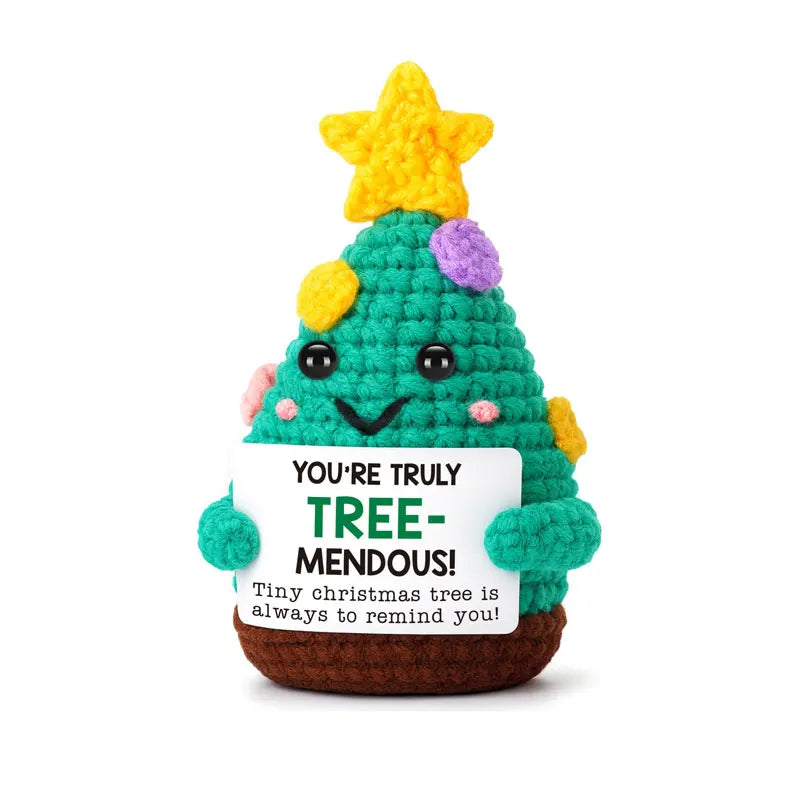 Christmas Ornaments Crochet Home Room Decoration Handmade Emotional Support Knitted Potato Home Decor Christmas Party Gift