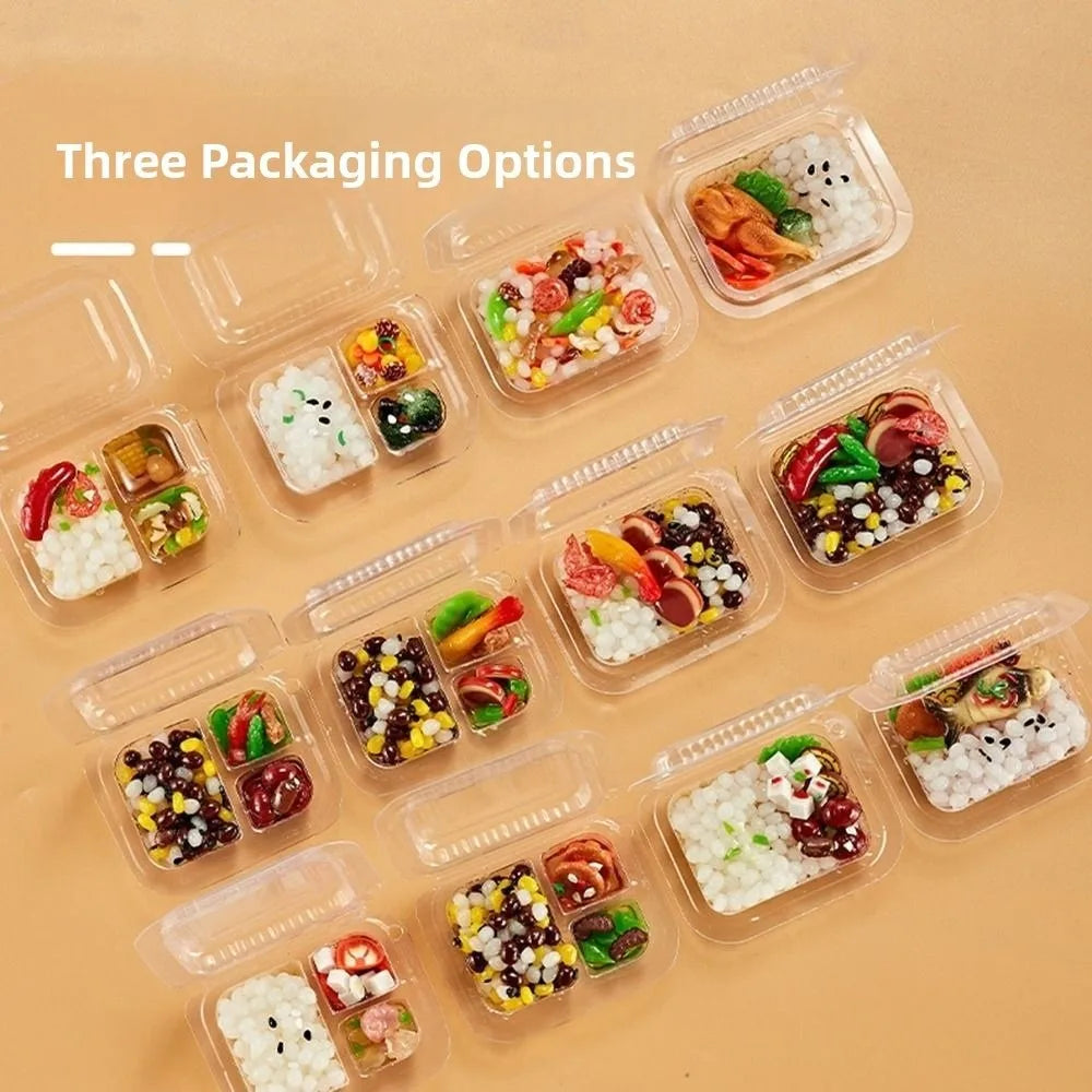 3D Pretend Play Kitchen Toys DIY Creative Cooking Interactive Toys Funny Reusable Mini Fast Food Model Toy Toddlers Girls Boys