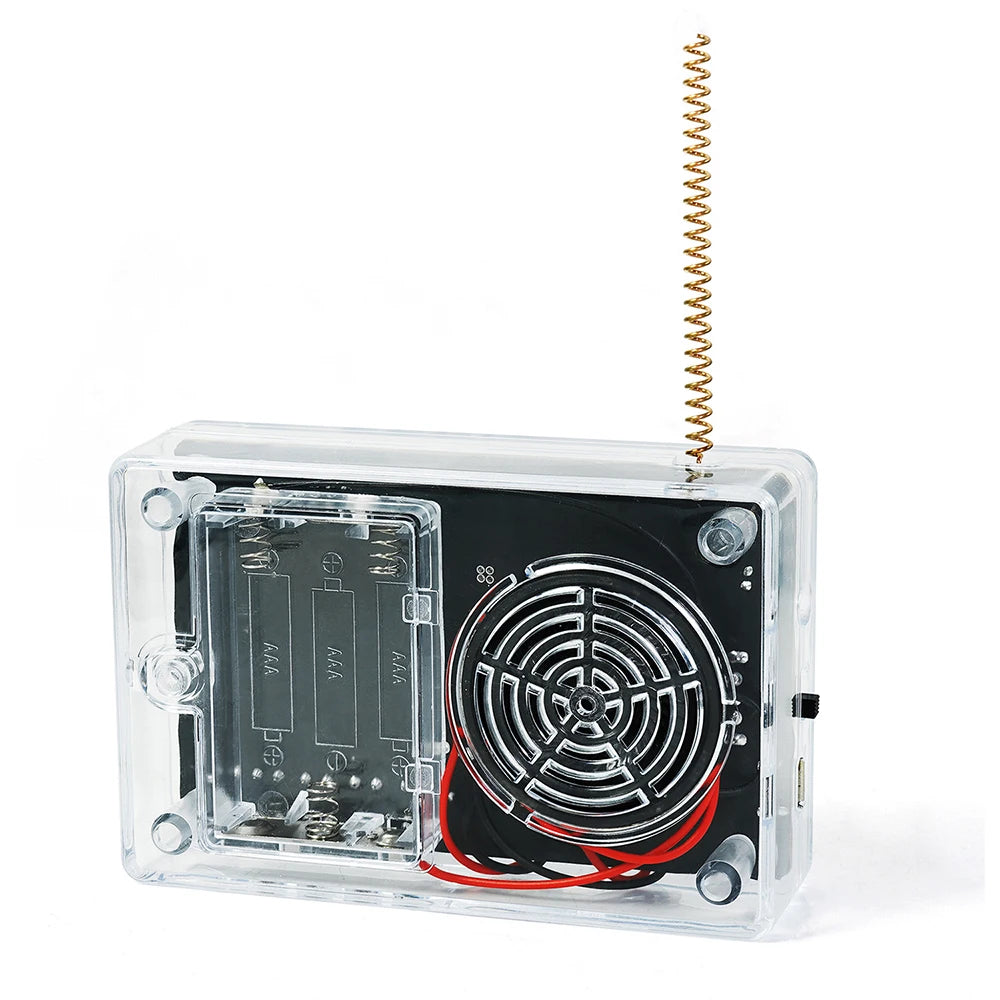 Electronics Kit  FM Radio DIY Kit Smart Wireless Walkie-Talkie Radio Electronics Assembly and Soldering Practice DIY Kit