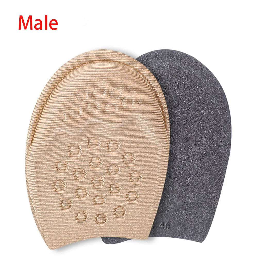 Women Men Pain Relief Forefoot Insert Half Insoles Non-slip Sole Shoe Cushion Reduce Padded Front Foot Pads for Shoes Inserts