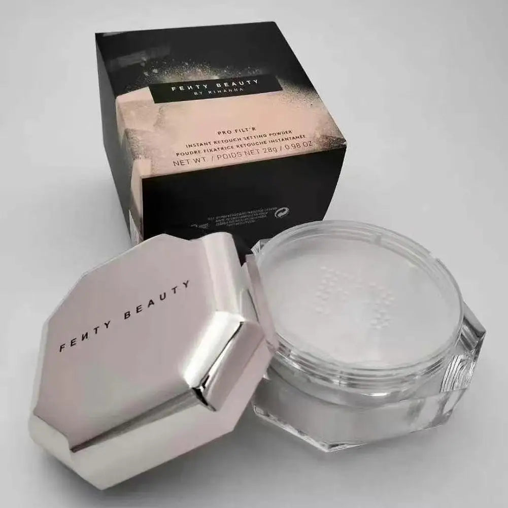 Fenty Beauty Blurring Delicate Setting Powder Lasting Without Shedding Makeup Control Oil Locking Moisture Create Zero Pore Base