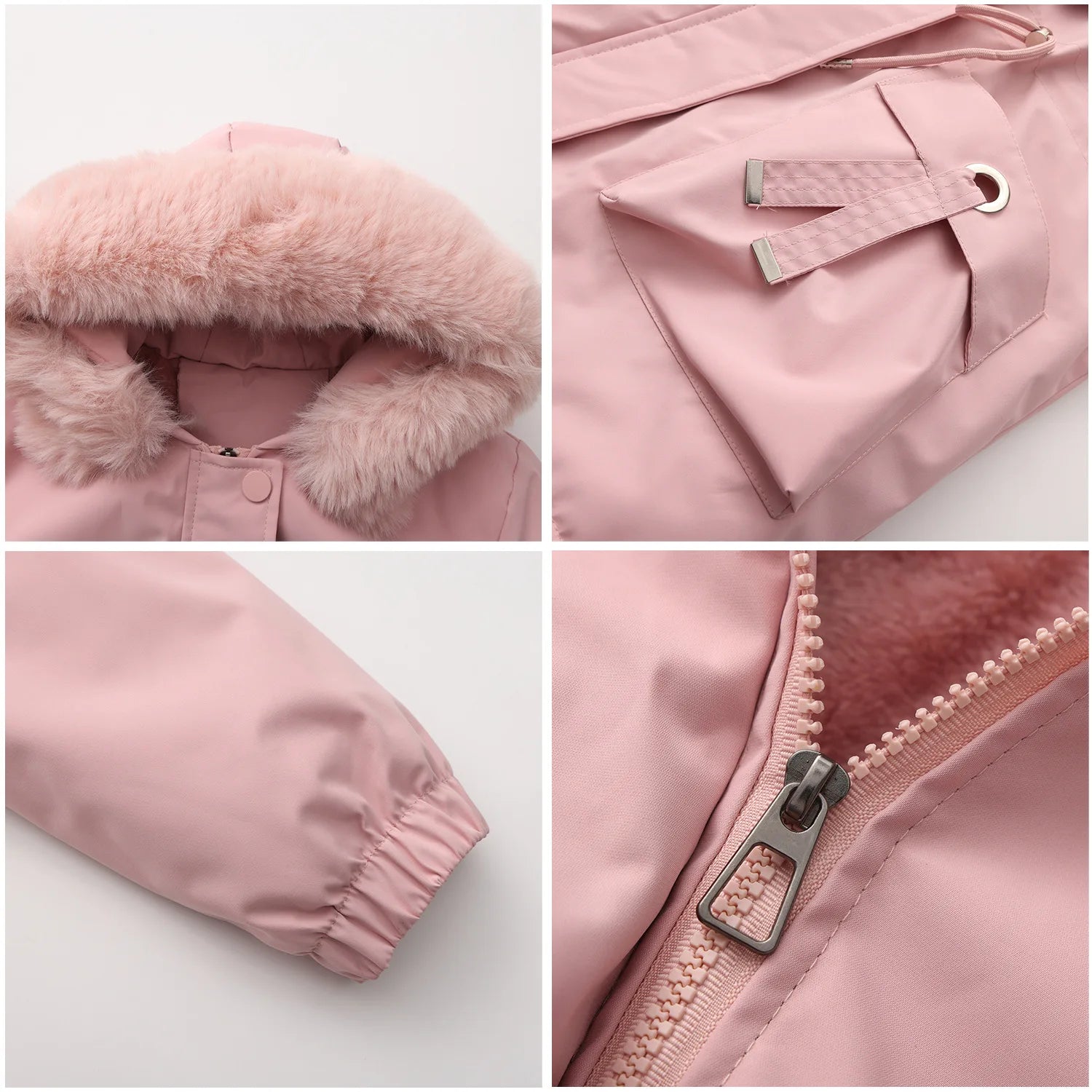 Women's Jacket Large Size Winter Down Jackets Coats Parkas Thick Warm Fur Hooded Woman padded Puffer Jacket Outerwears HWY271