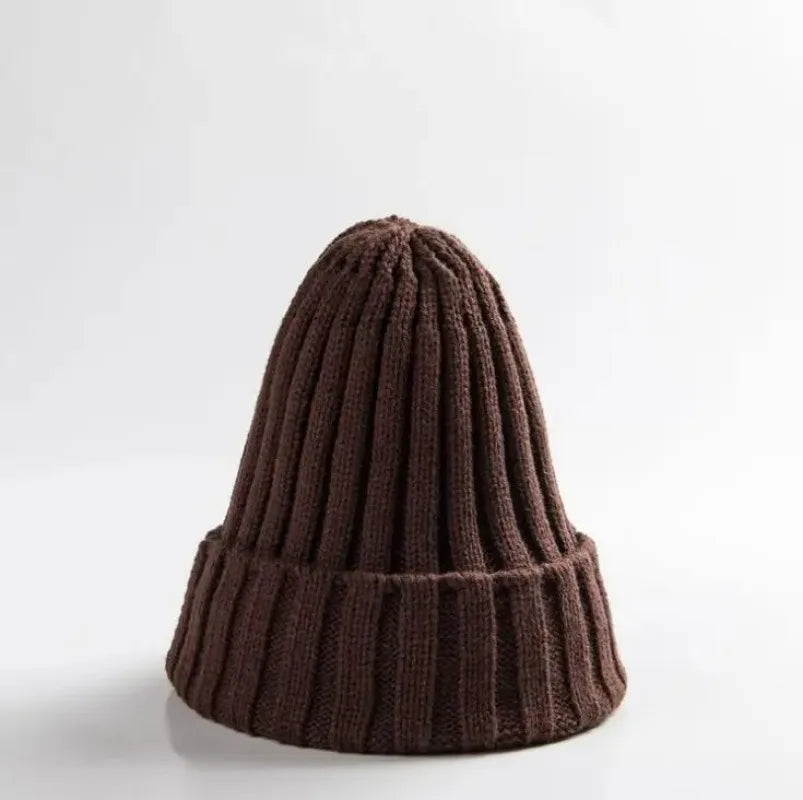 Winter Knitted Hat For Women Acrylic Beanie Unisex Elastic Warm Hip Hop Cap Soft Baggy Bonnet шапка женская Wholesale