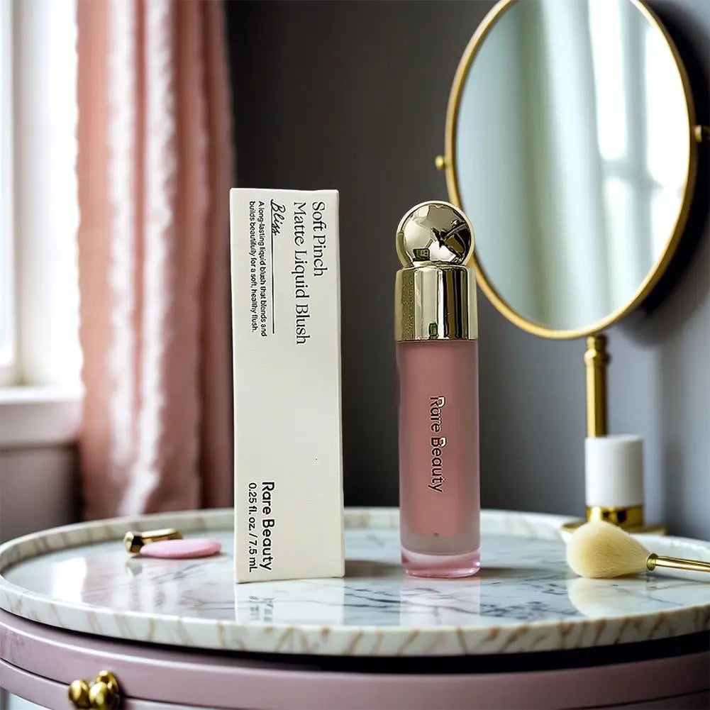 Rare Beauty Liquid Blush Pink Purple Waterproof Face Contour Moisturizing Plump Glossy Expansion Color And Contraction Color