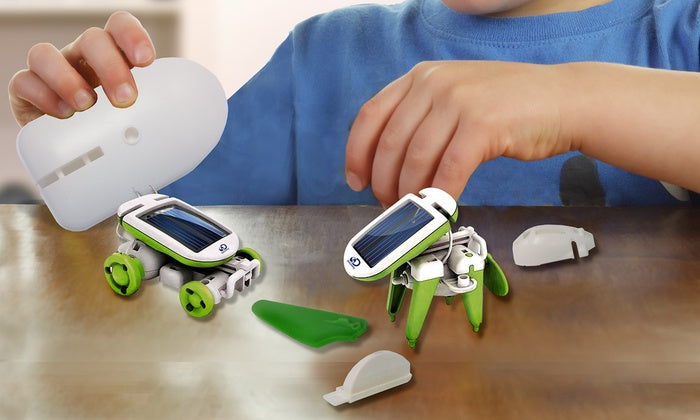 New Toys DIY 6 IN 1 Solar Powered Diy Robotic Kit  Educational   Electric Car Boys Gift  Toy for Kids  Educational Toys