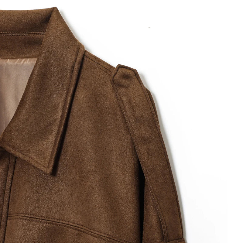 Women's Jackets Long Sleeve Women's Bomber Jacket Women's Cropped Jackets Pleats Street Wear Zip Up Jacket Outdoor Short Coats